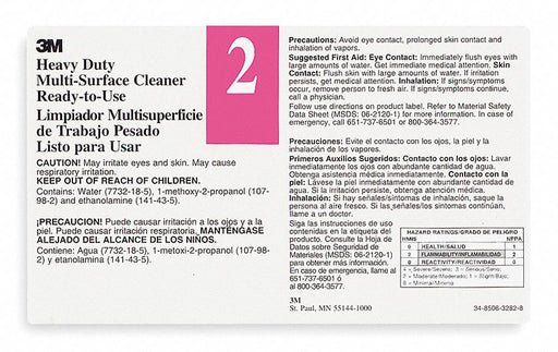 Secondary Bottle Label Gloss Paper PK12