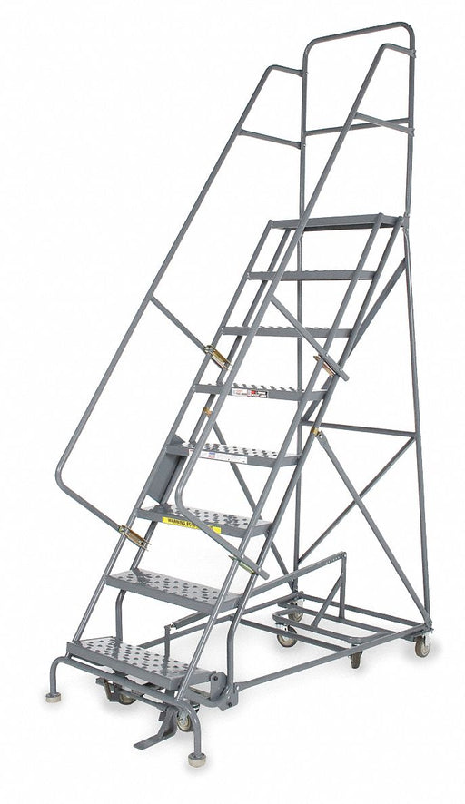 Rolling Ladder Hndrl Pltfm 120 In H