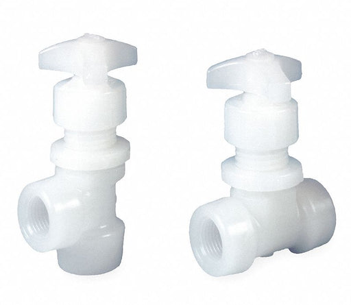 Needle Valve Straight PVDF 1/2 in FNPT