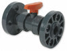 Manual 2-Way Ball Valve Flange PVC