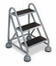 Rolling Ladder Welded Platform 27In H
