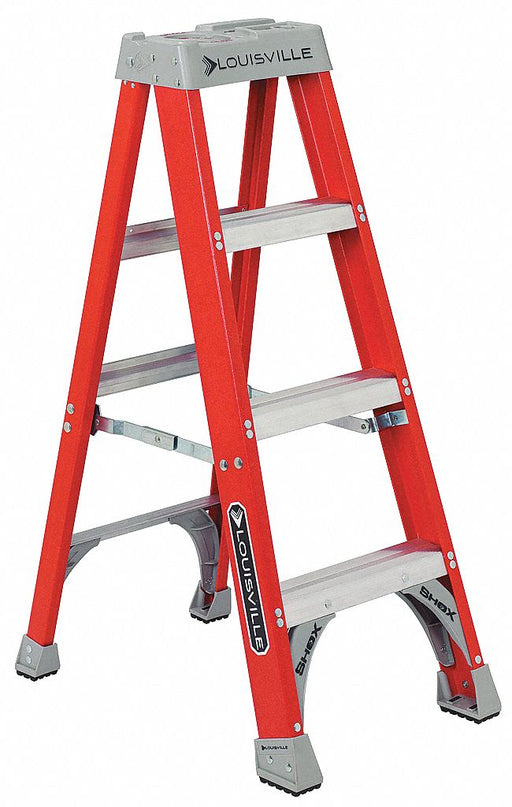 Stepladder Fiberglass 4 ft H 300 lb Cap