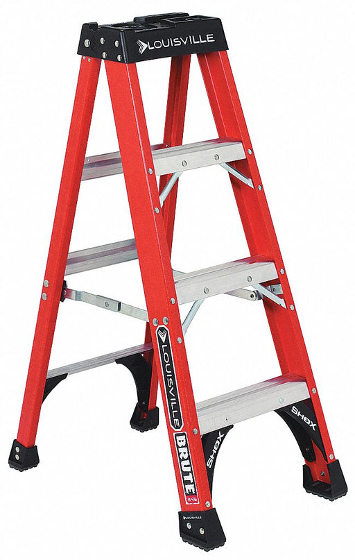 Stepladder Fiberglass 4 ft H 375 lb Cap