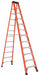 Stepladder Fiberglass 12 ft H 375 lb Cap