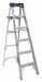 Stepladder Aluminum 6 ft H 250 lb Cap.