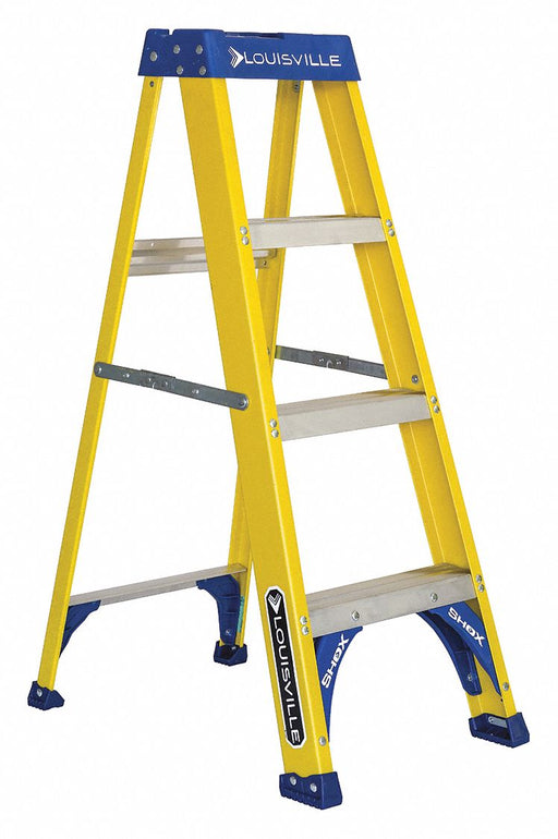 Stepladder Fiberglass 4 ft H 250 lb Cap