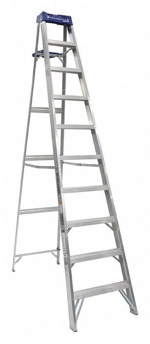 Stepladder Aluminum 10 ft H 250 lb Cap.
