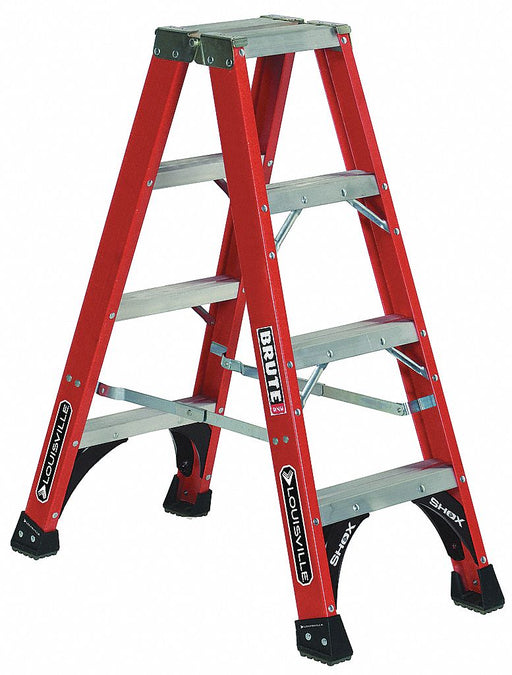 Twin Stepladder Fbrgls IAA 4ft FM1400HD
