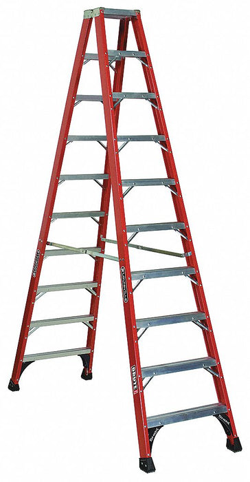 Twin Stepladder Fbrgls IAA 10ft FM1400HD