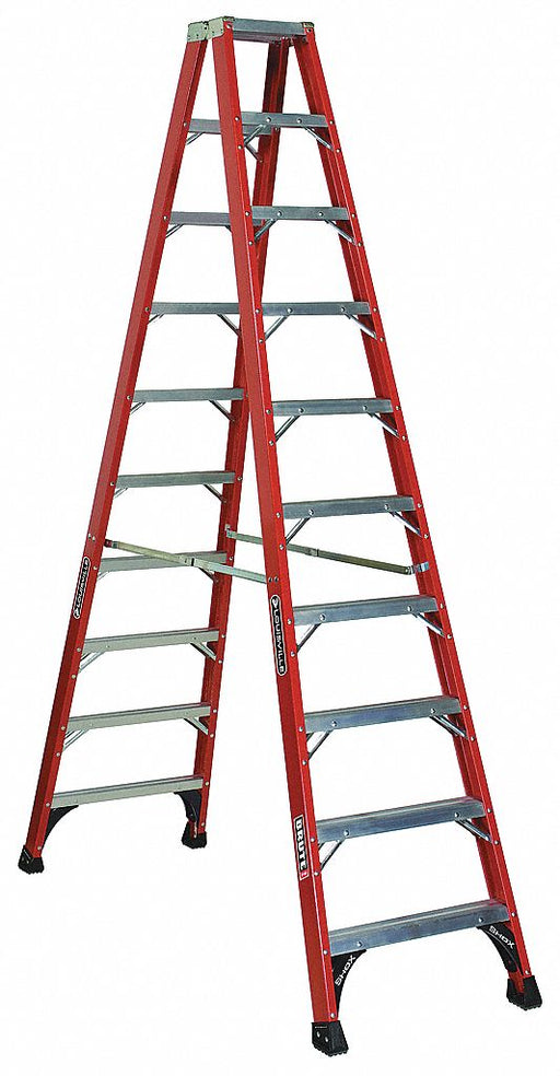 Twin Stepladder Fbrgls IAA 10ft FM1400HD