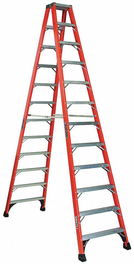 Twin Stepladder Fbrgls IAA 12ft FM1400HD