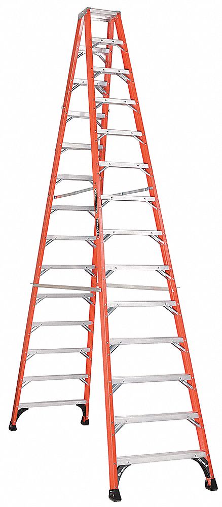 Twin Stepladder Fbrgls IAA 14ft FM1400HD