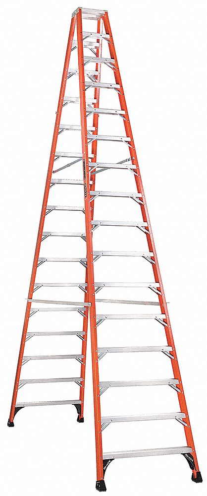 Twin Stepladder Fbrgls IAA 16ft FM1400HD
