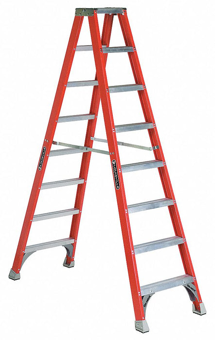 Twin Stepladder Fiberglass IA 8ft FM1500