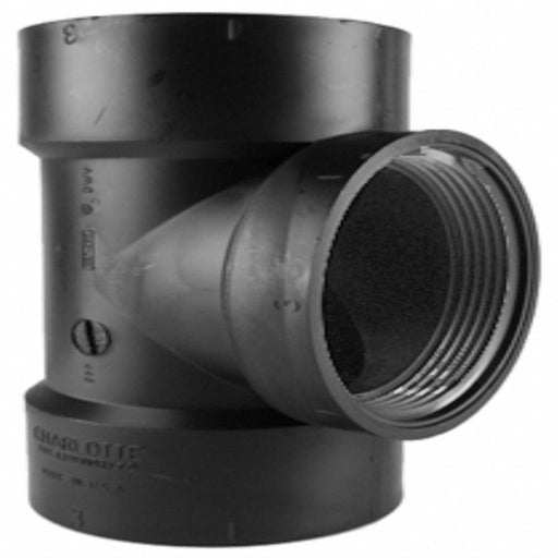 ABS Tee 3 in  3 in Hub 3 in NPT