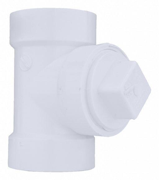 PVC Tee 2 in  2 in Hub 2 in NPT