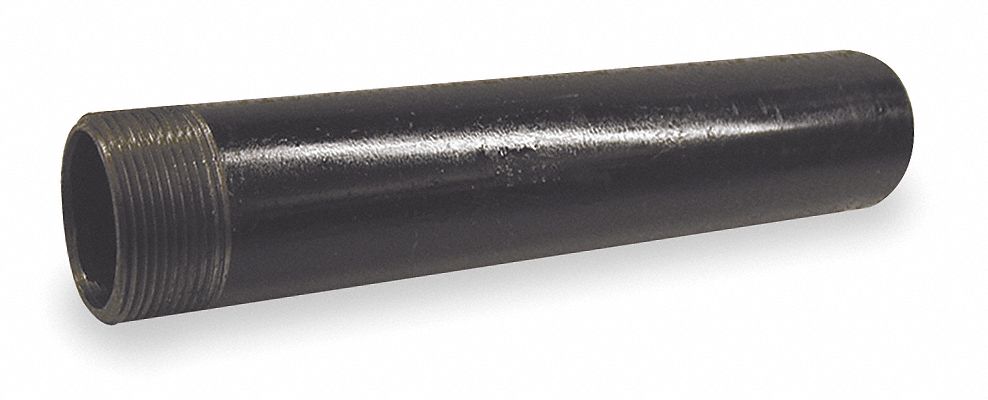 Black Pipe Npl Threaded One End 1/2x3 In