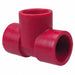 PVDF Tee 1/2in 1/2inSocket 1/2in