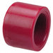 Cap 2 in Pipe Size Schedule 80 FNPT Red