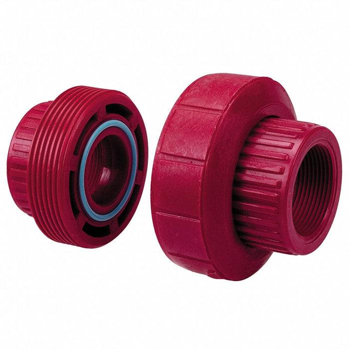 PVDF Union 3/4 in NPT 3/4 in NPT