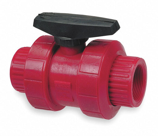 Manual 2-Way Ball Valve NPT PVDF