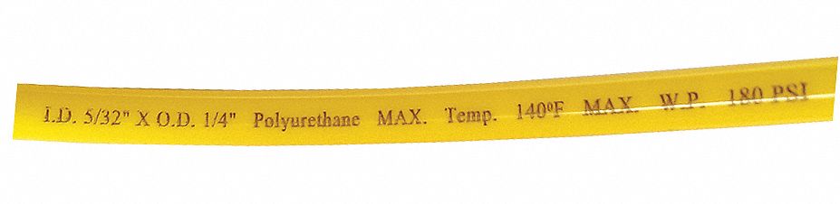 Tubing Poly 1/4 In 180 PSI 100 Ft Yellow
