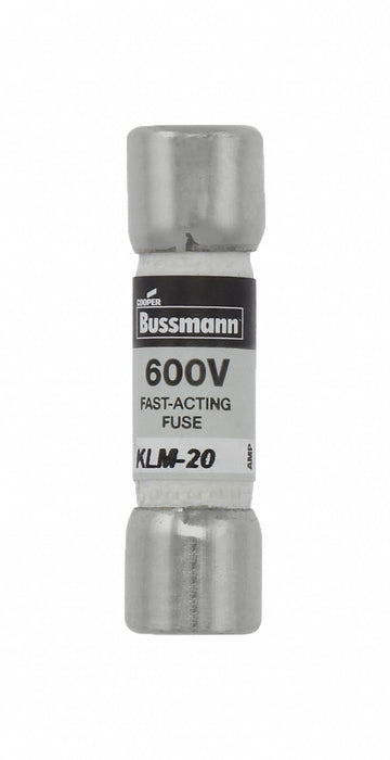 Fuse 600VAC CYL 20A 1.5in Midget KLM