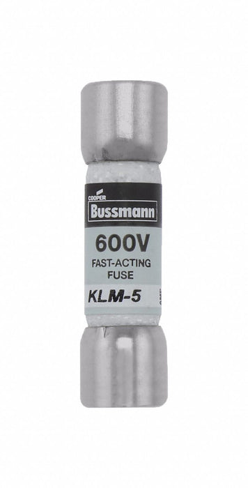 Fuse 600VAC CYL 5A 1.5in Midget KLM