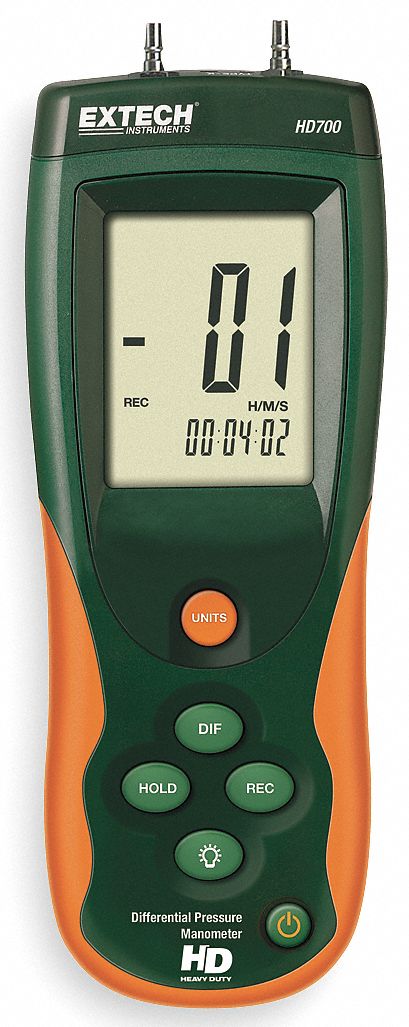 Digital Manometer 0 psi to 2 psi