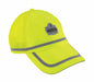 J0289 Baseball Hat Hi-Vis Lime Universal