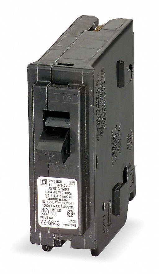 Circuit Breaker 20A Plug In 120/240V 1P