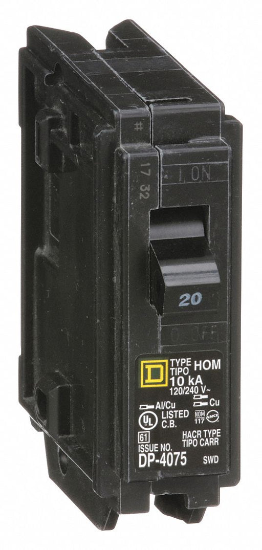 Circuit Breaker 20A Plug In 120V 1P