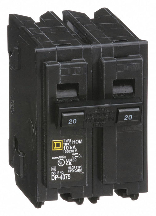 Circuit Breaker 20A Plug In 120/240V 2P