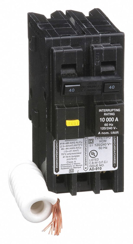 Circuit Breaker 40A Plug In 120/240V 2P