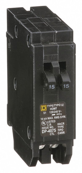 Circuit Breaker 15A Plug In 120/240V 1P