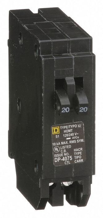 Circuit Breaker 20A Plug In 120/240V 1P