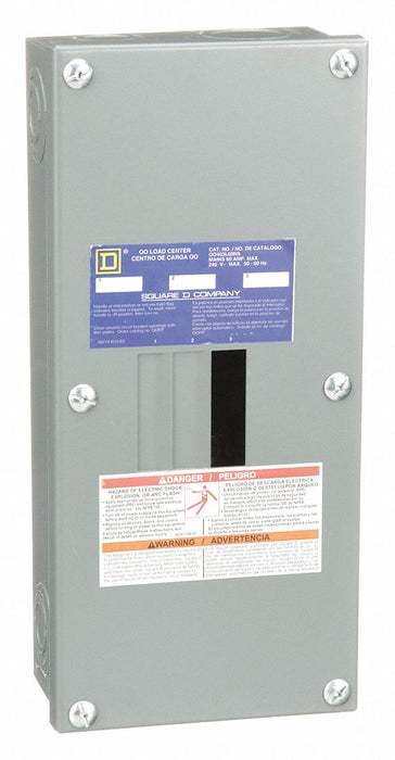 Load Center 60A Lug 3 Phase 3 Spaces