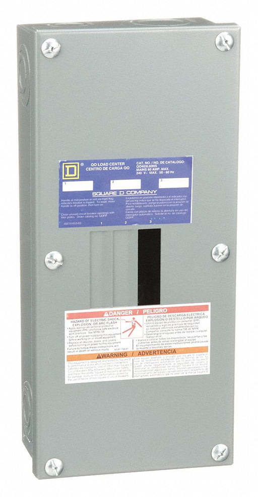 Load Center 60A Lug 3 Phase 3 Spaces