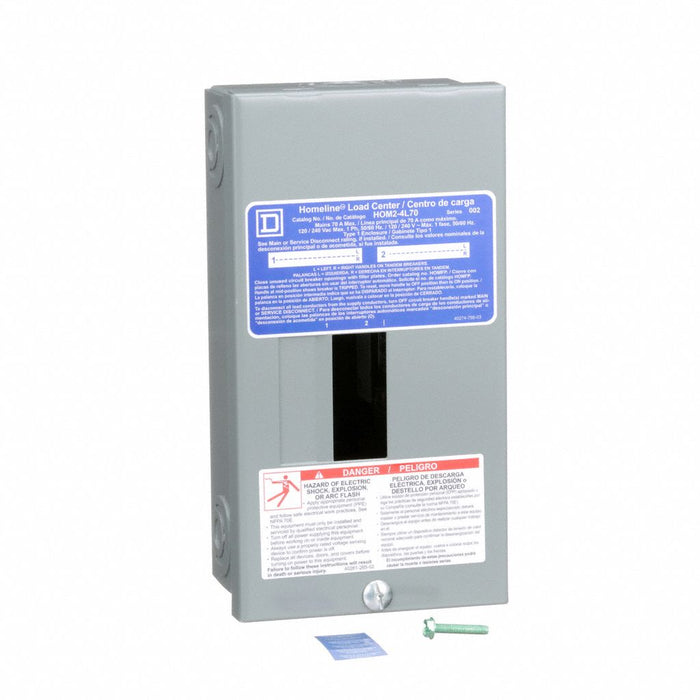 Load Center 70A Lug 1 Phase 2 Spaces