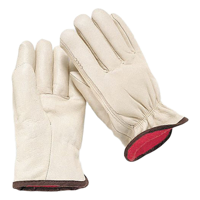 D1598 Leather Gloves Beige S PR