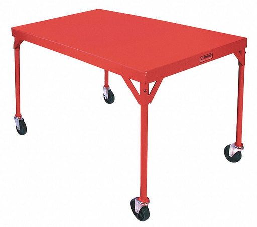 Mobile Fixed Work Table Steel 54 W 30 D