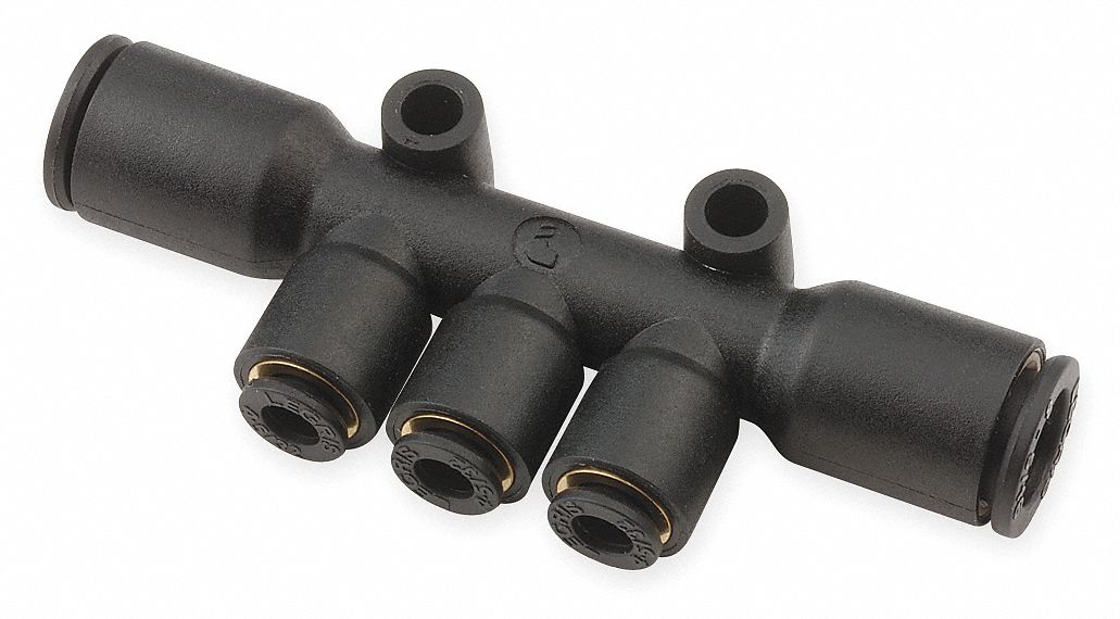 Manifold Tube1/4 1/4 PushFit1/4 PK10