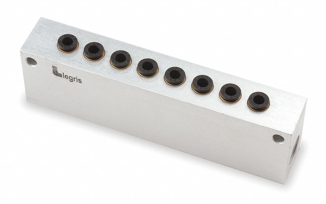 Pipe Manifold Fitting Aluminum 1/4 in