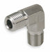 90 Elbow 316 SS 3/8 in Pipe Size MNPT