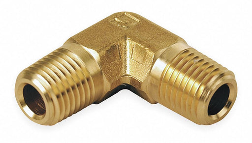 90 Elbow Brass 1/2 in Pipe Size MNPT