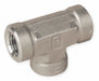Tee 316 SS 1/2 in Pipe Size Female NPT