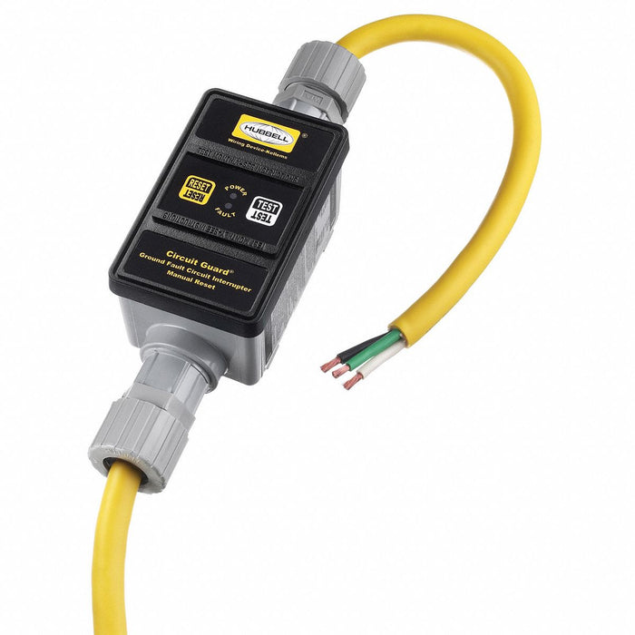 GFCI Yellow 6 ft 0 Outlet 10 AWG