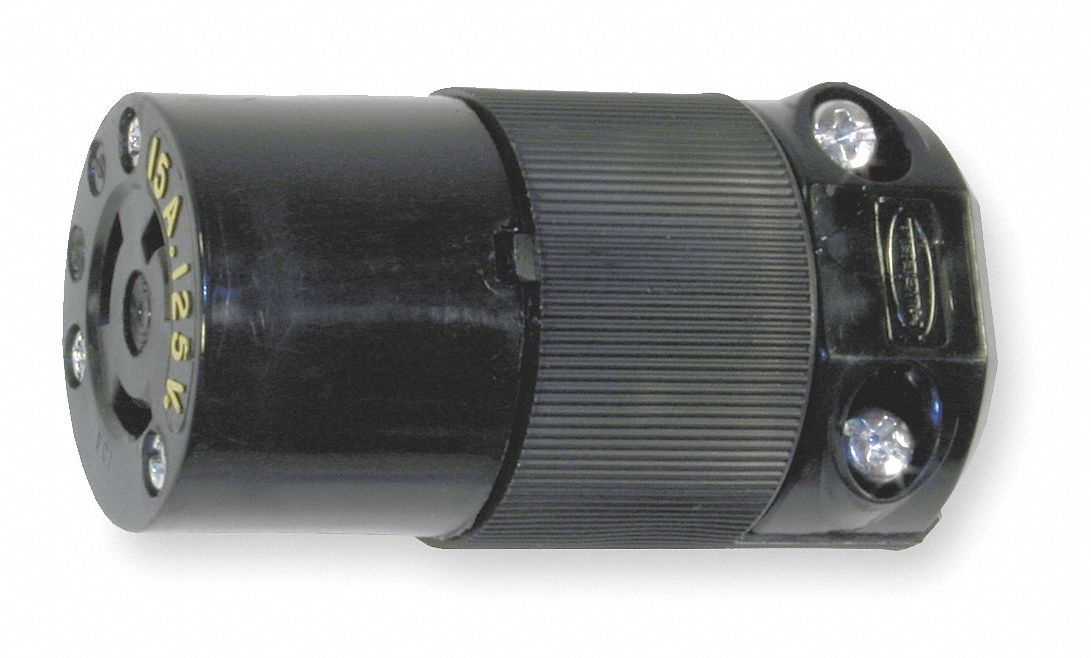 LckCon Straight 15 A Black Nylon L5-15R