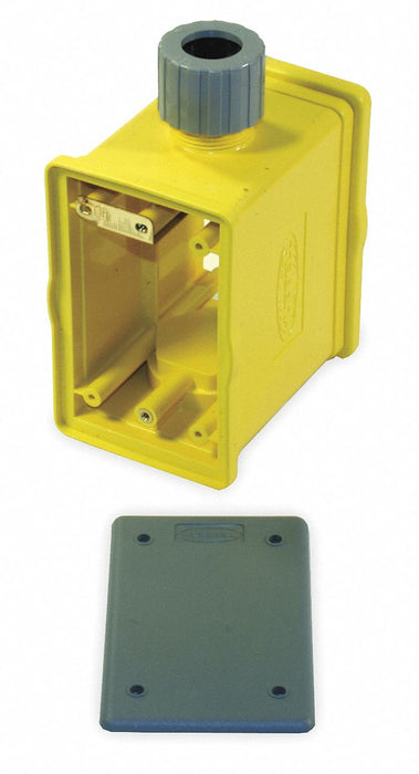 Portable Outlet Box 1 Inlet 32 cu in