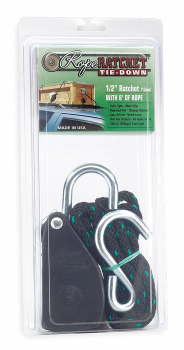 Rope Tie Down 8 L 500 lb S-Hook